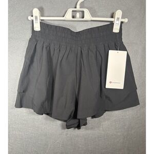 Lululemon Swift Speed High-Rise Shorts Black S Running Training Activewear NWT